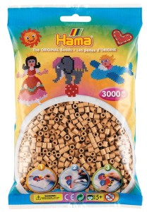Koraliki Hama MIDI 3000 Koralików 201-75 Kolor Dębowy