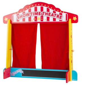 BigJigs - Drewniany teatrzyk kukiełkowy - BJ339