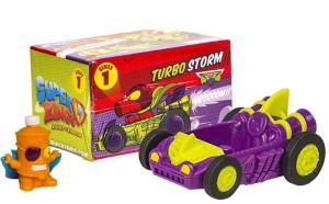 Super Zings Things – 1 Seria - Turbo Storm Fioletowy - pojazd + figurka - 6276