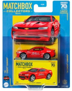 Matchbox – Samochodzik '16 Chevy Camaro czerwony – GBJ48 HLJ61
