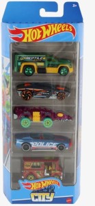 Hot Wheels - Pięciopak samochodzików –CITY  HTV39