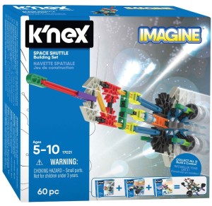 K'Nex - Klocki konstrukcyjne 60 elementów – Rakieta Kosmiczna KNEX - 17021