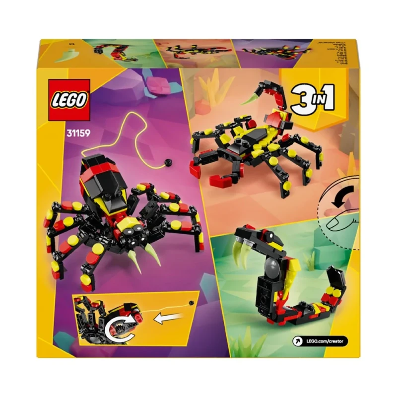 lego-creator-dzikie-zwierzeta-niezwykly-pajak-31159 (3).webp