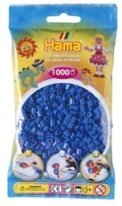 Koraliki Hama MIDI 1000 Koralików 207-09 Kolor Jasny Niebieski