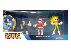 Sonic - Zestaw 3 figurek: Sonic, Amy Rose, Super Sonic - Y90303