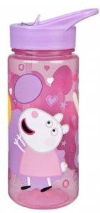 Świnka Peppa - Bidon 500 ml ze słomką ustnikiem - PIPB9913