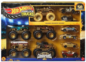 Hot Wheels - Monster Truck - Zestaw Trophy Champions JDW07