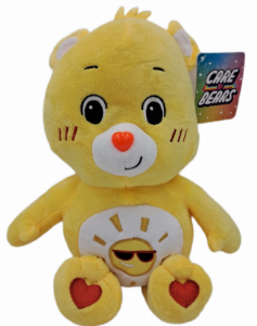 Maskotka 21 cm  Troskliwe misie- 7417D Żółty  - Słoneczne serce  