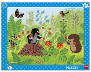 Krecik -  322295 Puzzle Krecik i truskawki 40 el. 