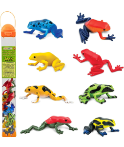 Safari Ltd - Figurki w tubie - Trujące żaby - 100121
