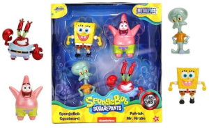 Jada - Zestaw 4 figurek - Spongebob Kanciastoporty - 253252042