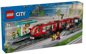 Lego CITY 60423 Tramwaj miejski ze stacją