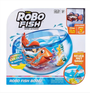Robo Alive - Robo Fish - Interaktywna Rybka z akwarium - Czarna - 7126