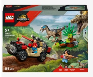 LEGO Jurassic World 76972 Ucieczka terenówką przed raptorem