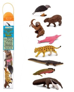 Safari Ltd - Figurki w tubie - Zwierzęta Ameryki Południowej - 100684