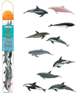 Safari Ltd - Figurki w tubie - Delfiny - 100475