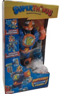 OUTLET Super Things – Super Zings – Guardians of Kazoom - Superbot Kazoom Power 18880 - brak niebieskiego miecza + otwiera się klatka