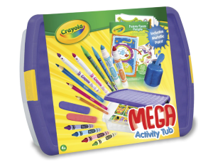 Crayola Mega Activity Tub Zestaw Plastyczny Kredki Pisaki Plastelina - 919694