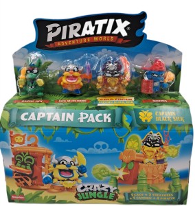 PIRATIX CRAZY JUNGLE Kapitan Black Silk z różowym mieczem - 39809 
