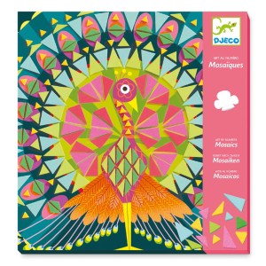 Djeco - Piankowe mozaiki - Paw i sowa 08888