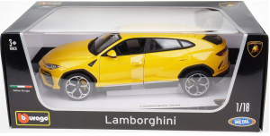 Bburago Lamborghini Urus Żółte 1:18 - 10929