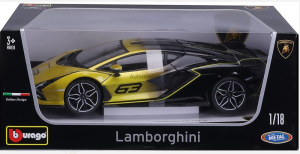 Bburago Lamborghini Sian FKP 37 Yellow Fade 1:18 - 11008