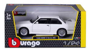 Bburago 1988 BMW M3 E30  3-Series Białe 1:24 - 14309 