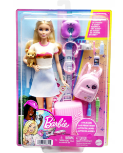 Barbie Lalka Podróżniczka z Walizką - HJY18