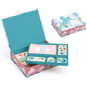 DJECO - Kuferek z zestawem papierniczym - 03502