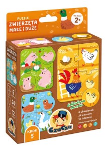 CzuCzu - Puzzle - Zwierzęta małe i duże -494164