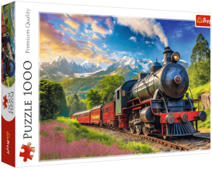 Trefl 10929 Puzzle Podróż pociągiem 1000 el .  