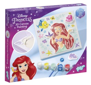 Totum 44371 Odlew gipsowy na płótnie Disney Princess