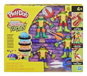 Play-Doh G0556 Zestaw Wojownicze Żółwie Ninja
