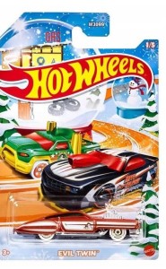 Hot Wheels Wydanie Świąteczne - Evil Twin - W3099 HVX16