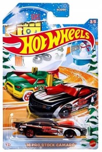 Hot Wheels Wydanie Świąteczne - '10 Pro Stock Camaro - W3099 HVX18