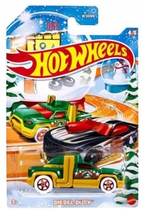 Hot Wheels Wydanie Świąteczne - Diesel Duty - W3099 HVX19