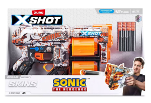 Xshot Pistolet Sonic Retro Skins Dread + 12 strzałek - 36583G