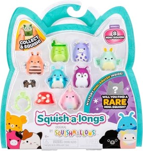 Squishmallows – Squish-a-longs  Zestaw figurek 8 sztuk SQAL0248