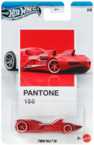 Hot Wheels Pantone 186 Silver Series - Twin Mill III - JKY47 JKY51