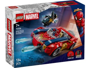 LEGO SUPER HEROES 76336 Spider-Man w samochodzie kontra zvenomowany Wolverine