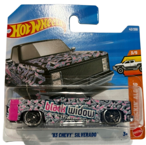 Hot Wheels main autko '83 Chevy Silverado black widow - 5785 JJJ13
