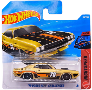 Hot Wheels main krótka karta autko '70 Dodge Hemi Challenger - 5785 JJJ07