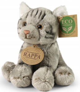 Rappa 251861 Maskotka Kot szary 14 cm