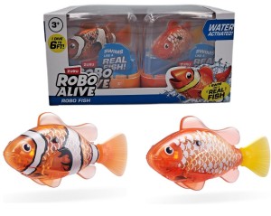 Robo Alive Fish Zestaw pływających rybek 2 pak - nemo + pomarańczowa- 71160 