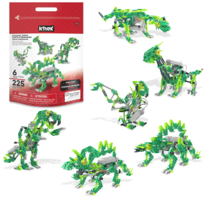 K’Nex Klocki konstrukcyjne 6w1 Dynamic Dinos 226 el - 17026 