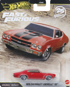 Hot Wheels 2026 Fast & Furious 25 Rocznica 4/5 1970 Chevrolet Chevelle SS - HNW46 JHW73