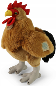 Rappa 251823 Pluszowy kogut stojący 34 cm