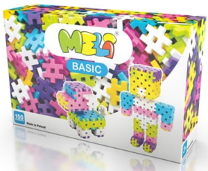 Meli Basic 50020 Klocki - puzzle 150 elementów - dla dziewczynek