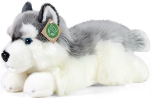 Rappa 198975 Maskotka pies - Pluszowy Husky 30 cm 