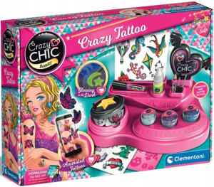 Clementoni 18771 Crazy Chic szalone tatuaże 